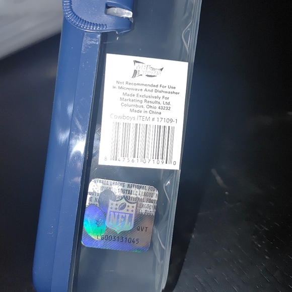 ʕ·ᴥ·ʔ NFL Official Dallas Cowboys Pizza Slice Saver / Tupperware - Picture 3 of 5